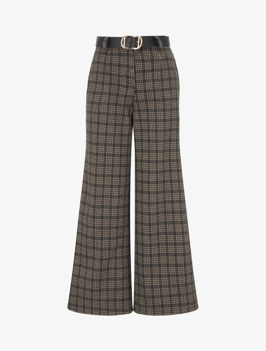 Dikke broek met ruitjesprint - Mol