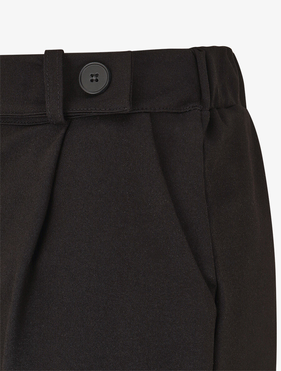 Dikke. loszittende lange broek - zwart - Image 3