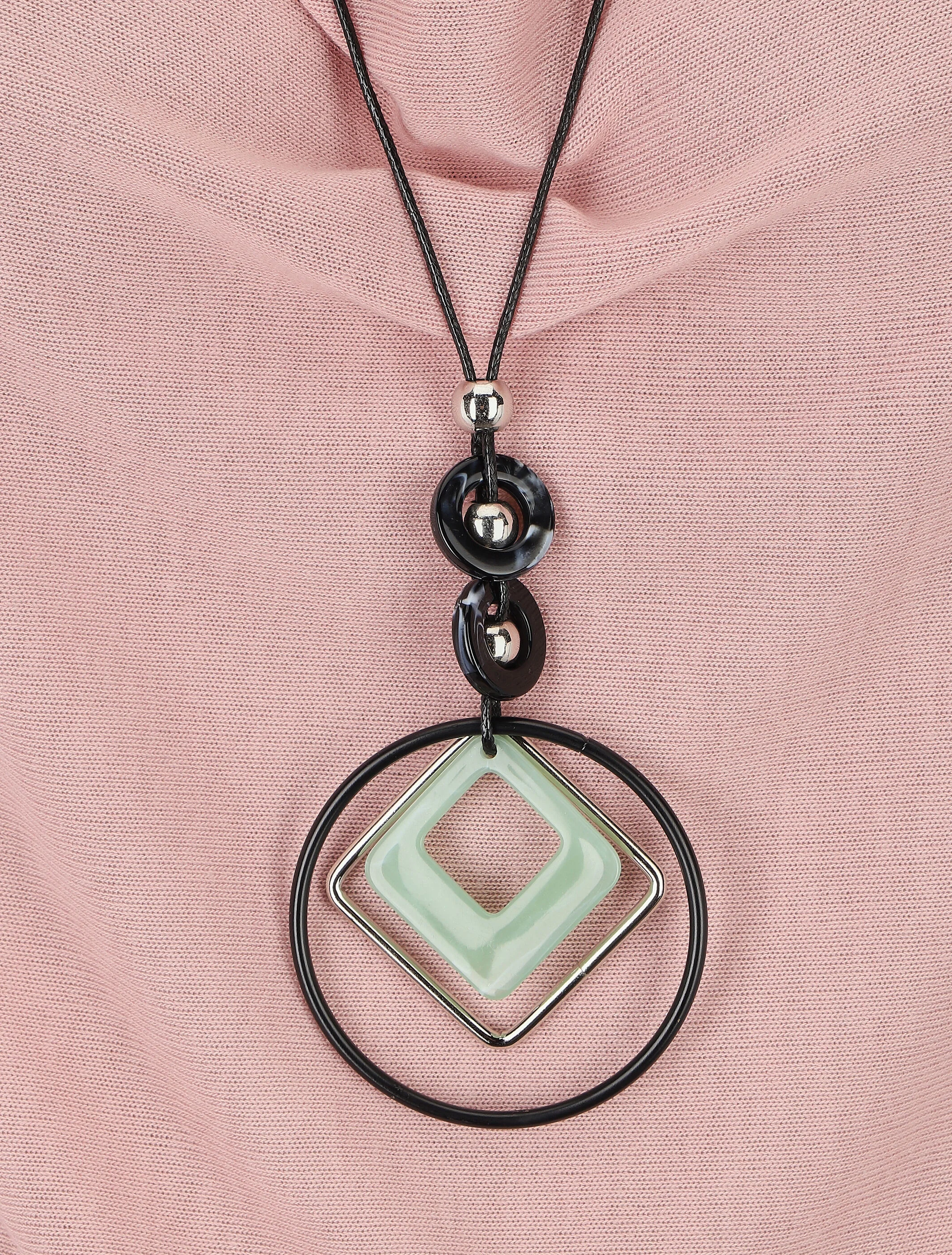Dunne effen trui met lange mouwen - Roze - Image 3