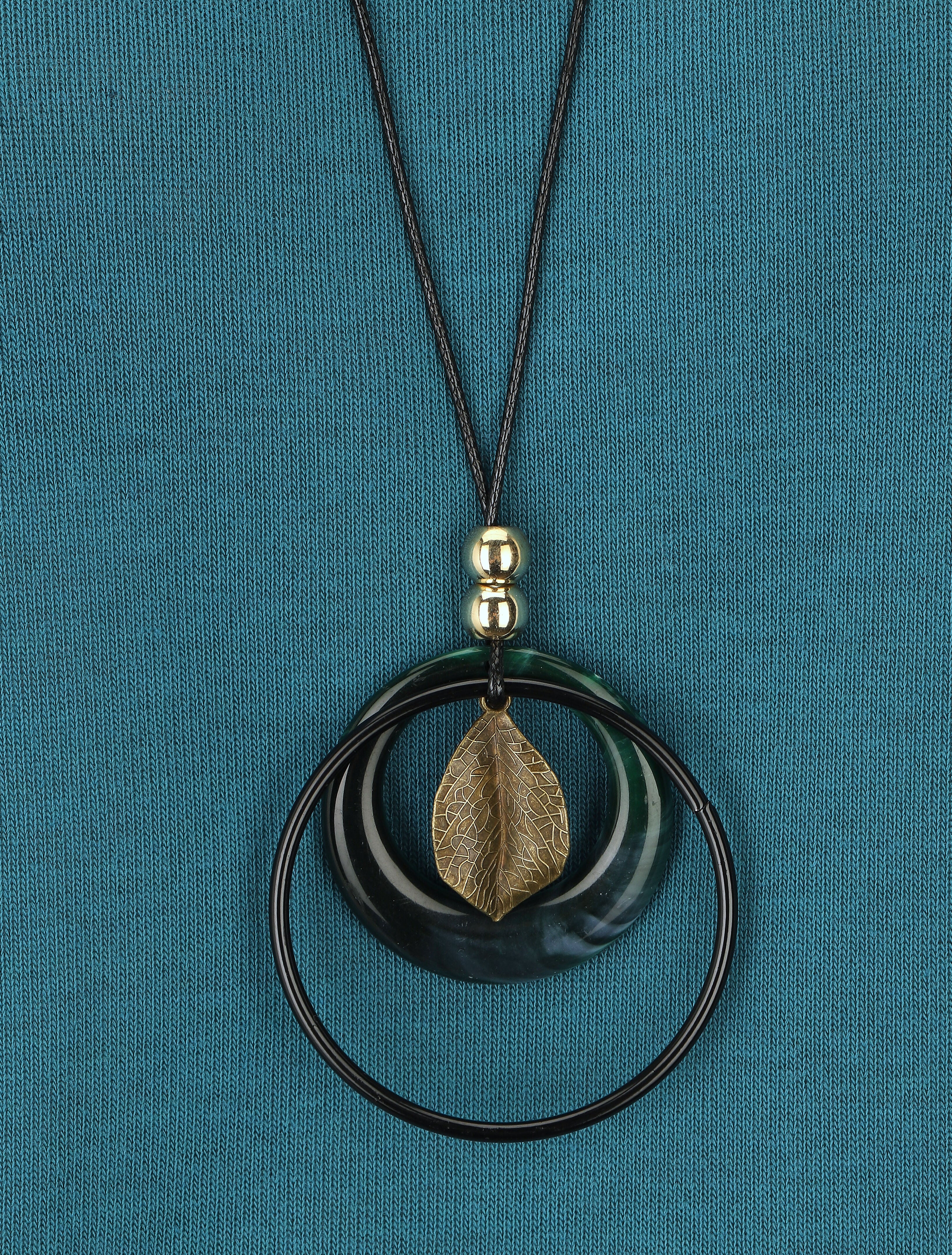 Dunne trui met oprolbare mouwen - Blauwgroen - Image 3