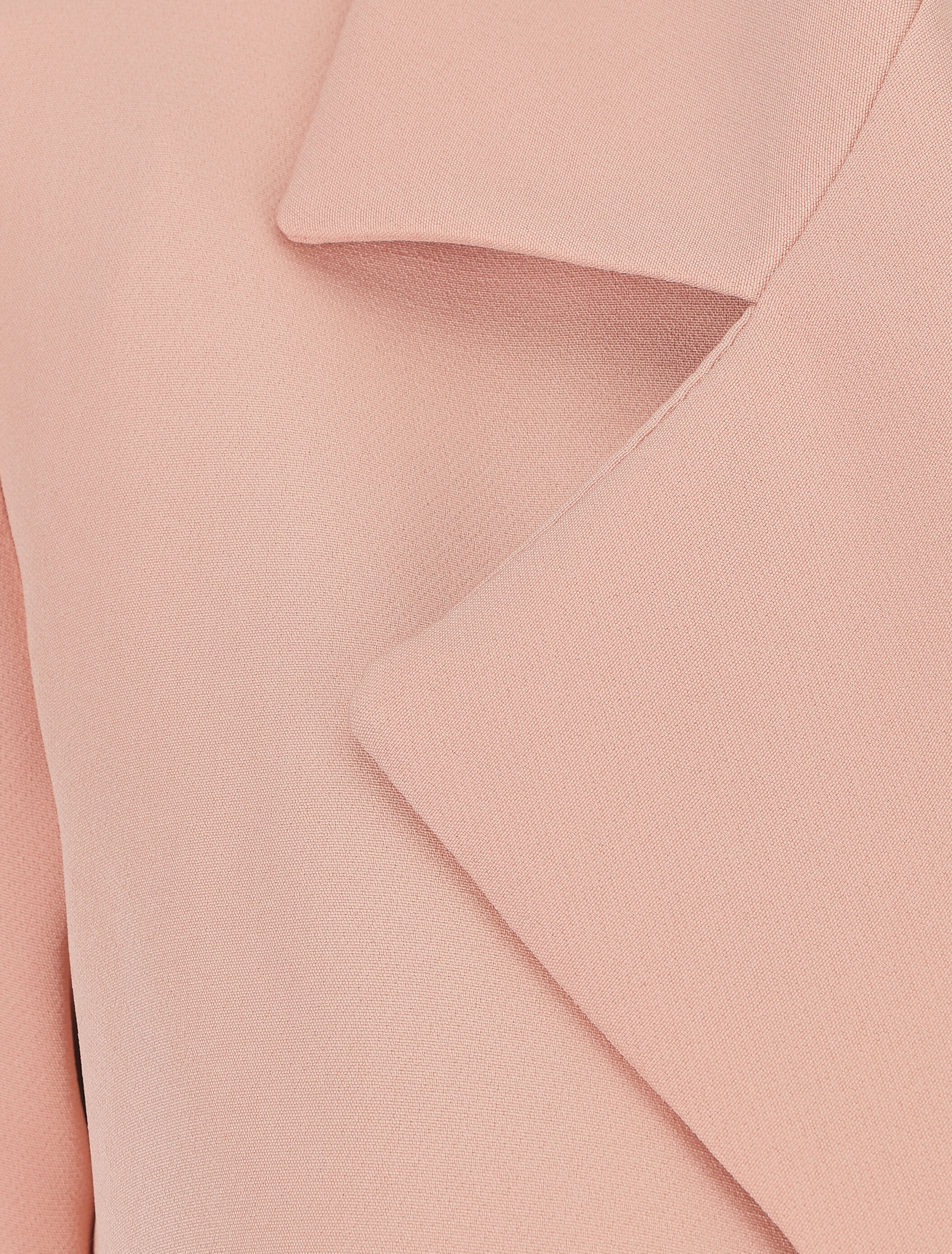 Effen blazer met striksluiting - Roze - Image 3