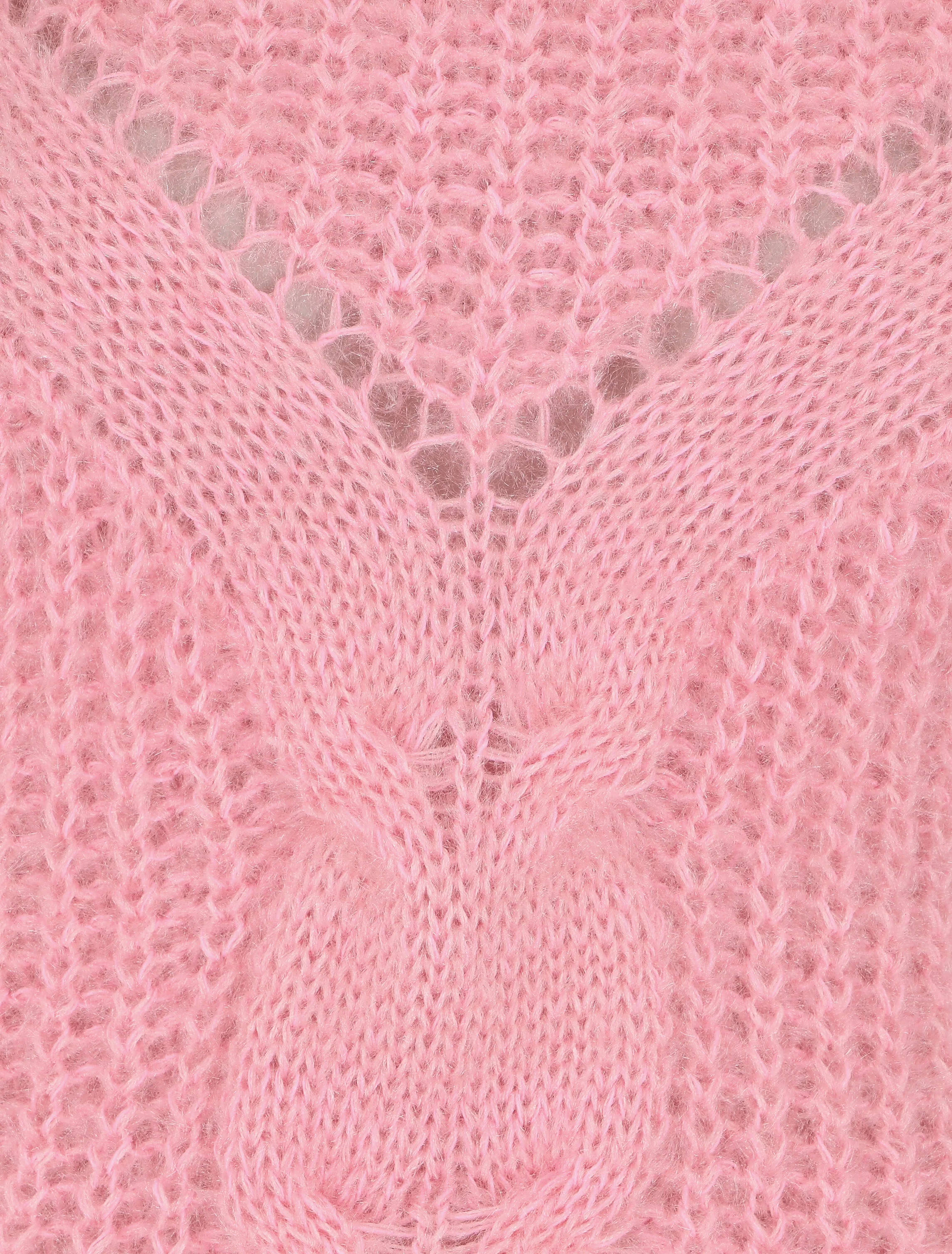Effen. fluffy trui - Roze - Image 3