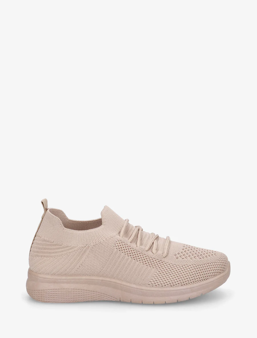 Effen gebreide sneakers - Mol