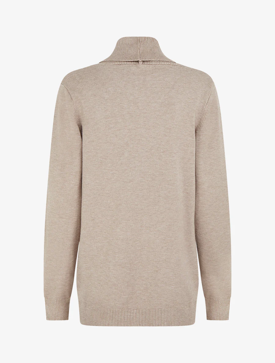 Effen lang vest met lange mouwen - Mol - Image 2