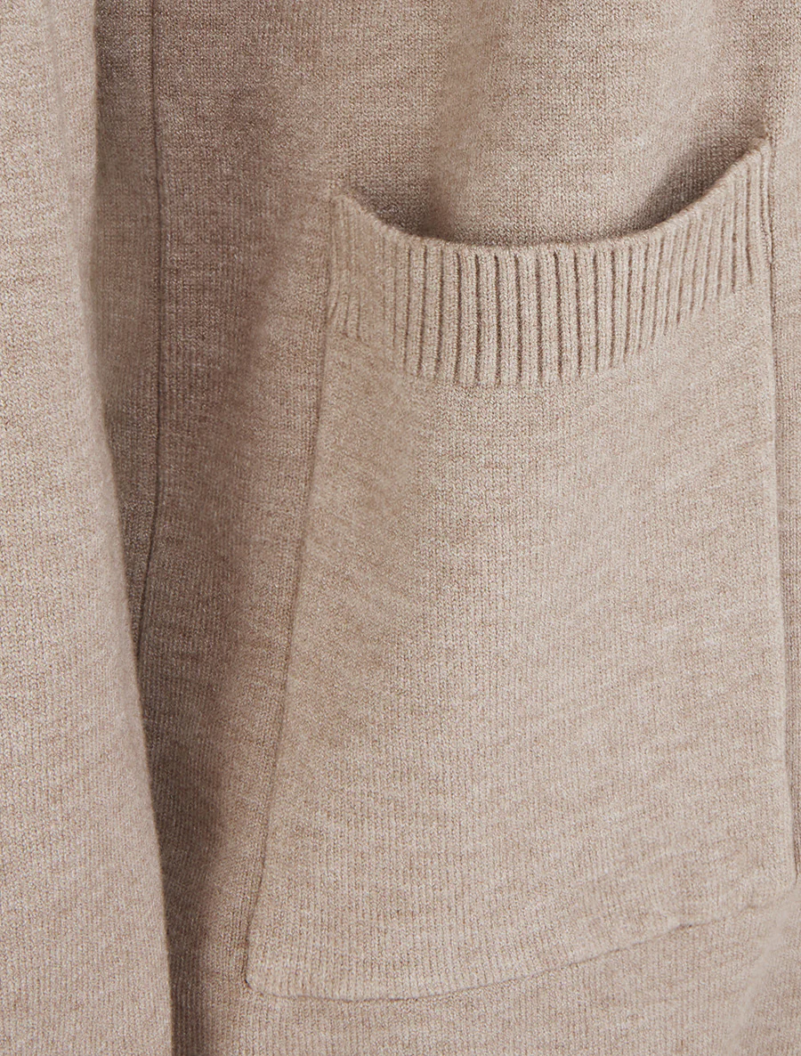 Effen lang vest met lange mouwen - Mol - Image 3