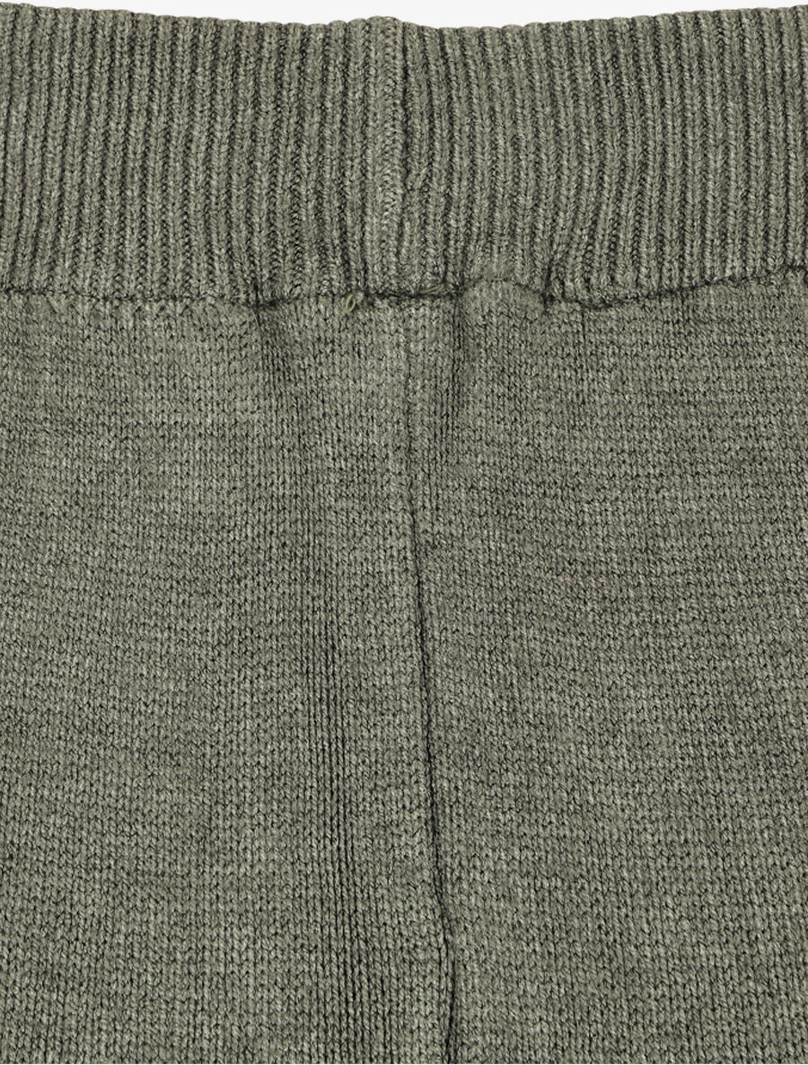 Effen mesh broek - Khaki - Image 3