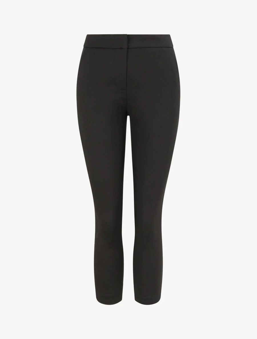 Effen rechte broek - Zwart