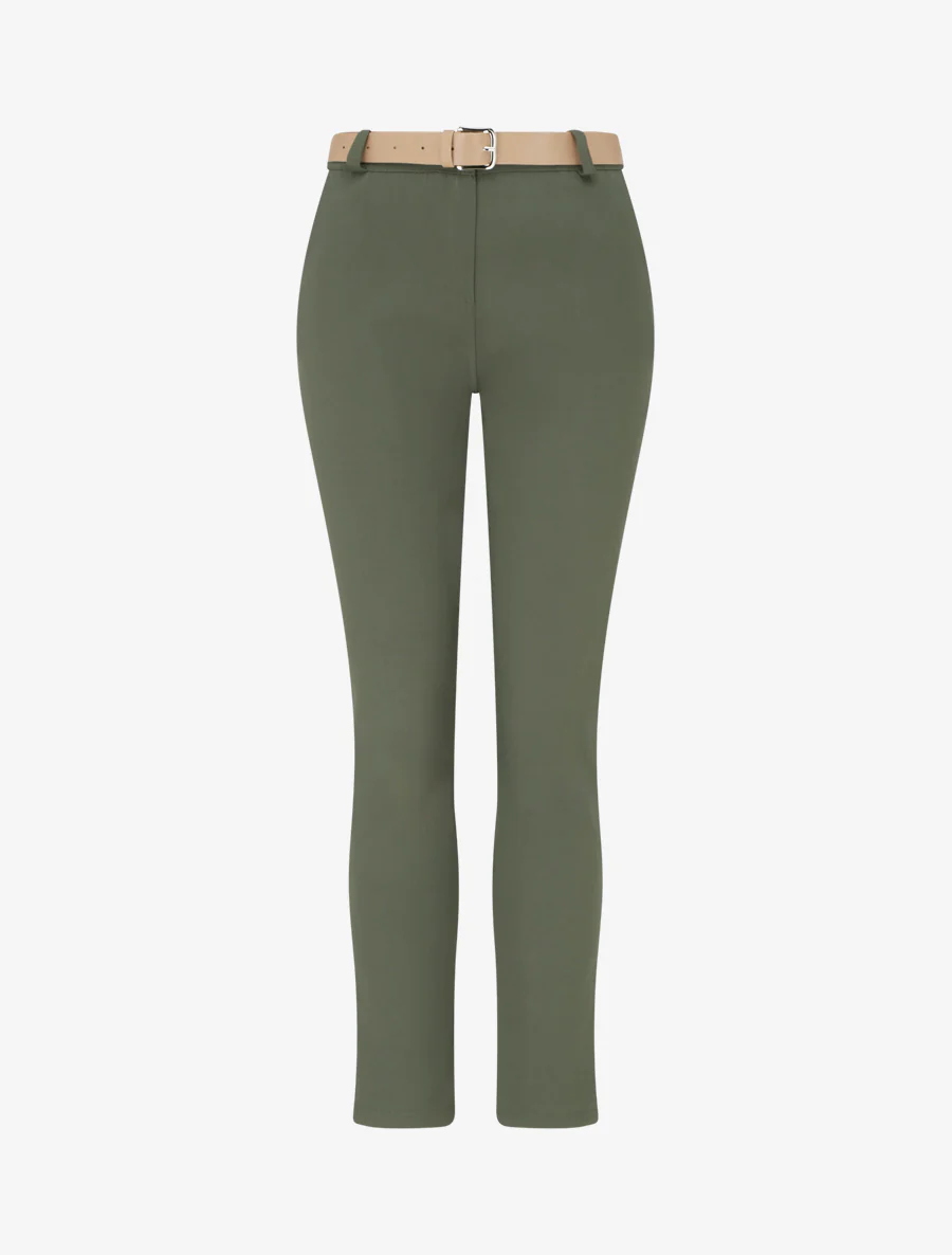 Effen rechte broek - Kaki