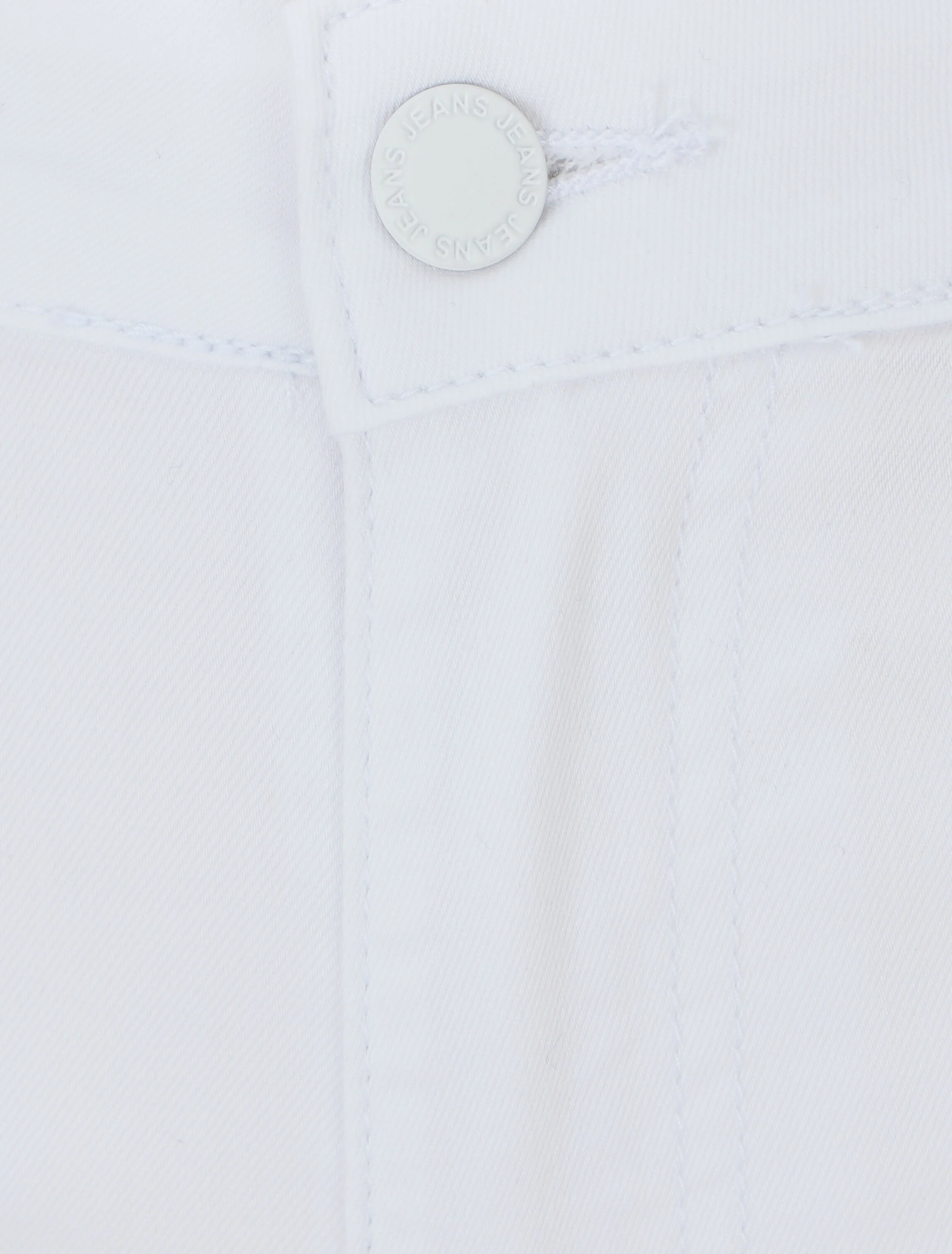 Effen skinny jeans in grote maat - Wit - Image 3