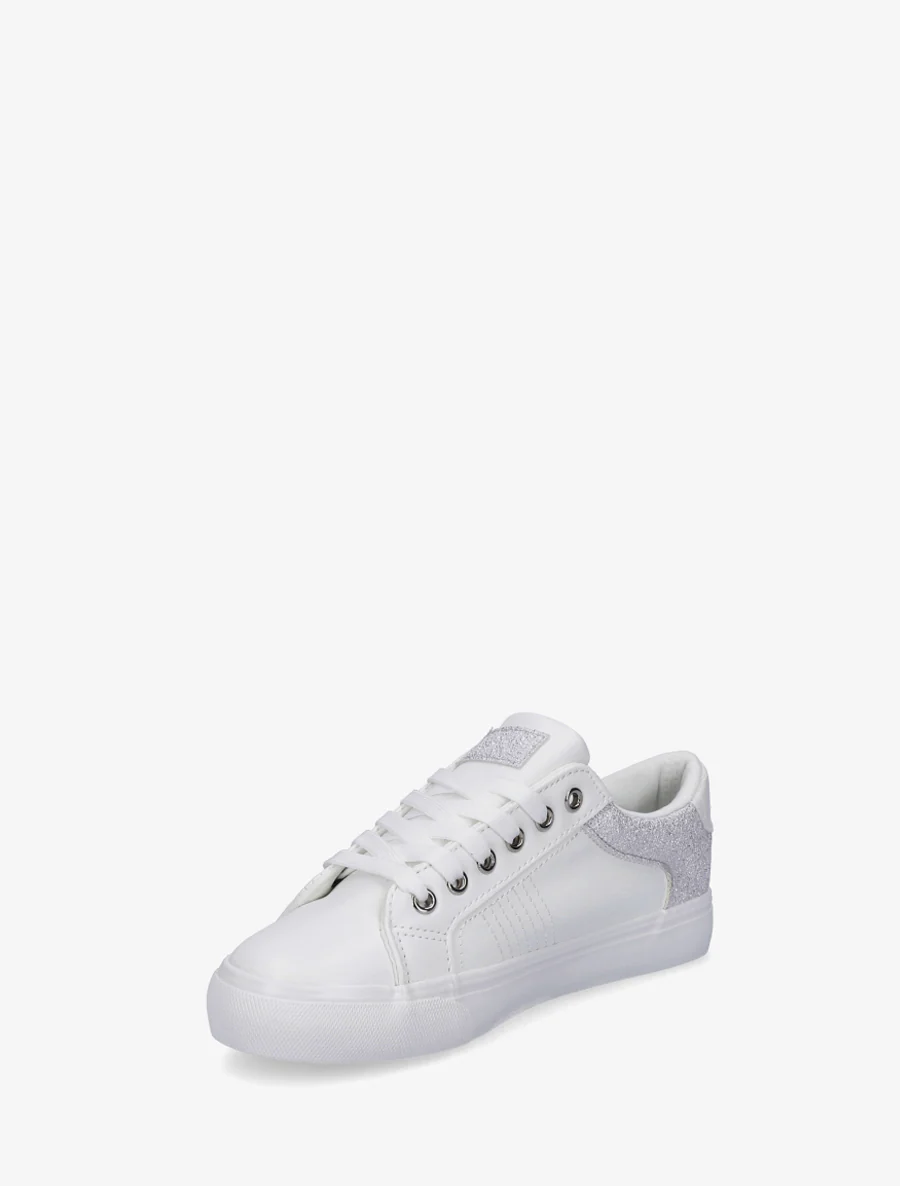 Effen sneakers met een flockzool - Geld - Image 3
