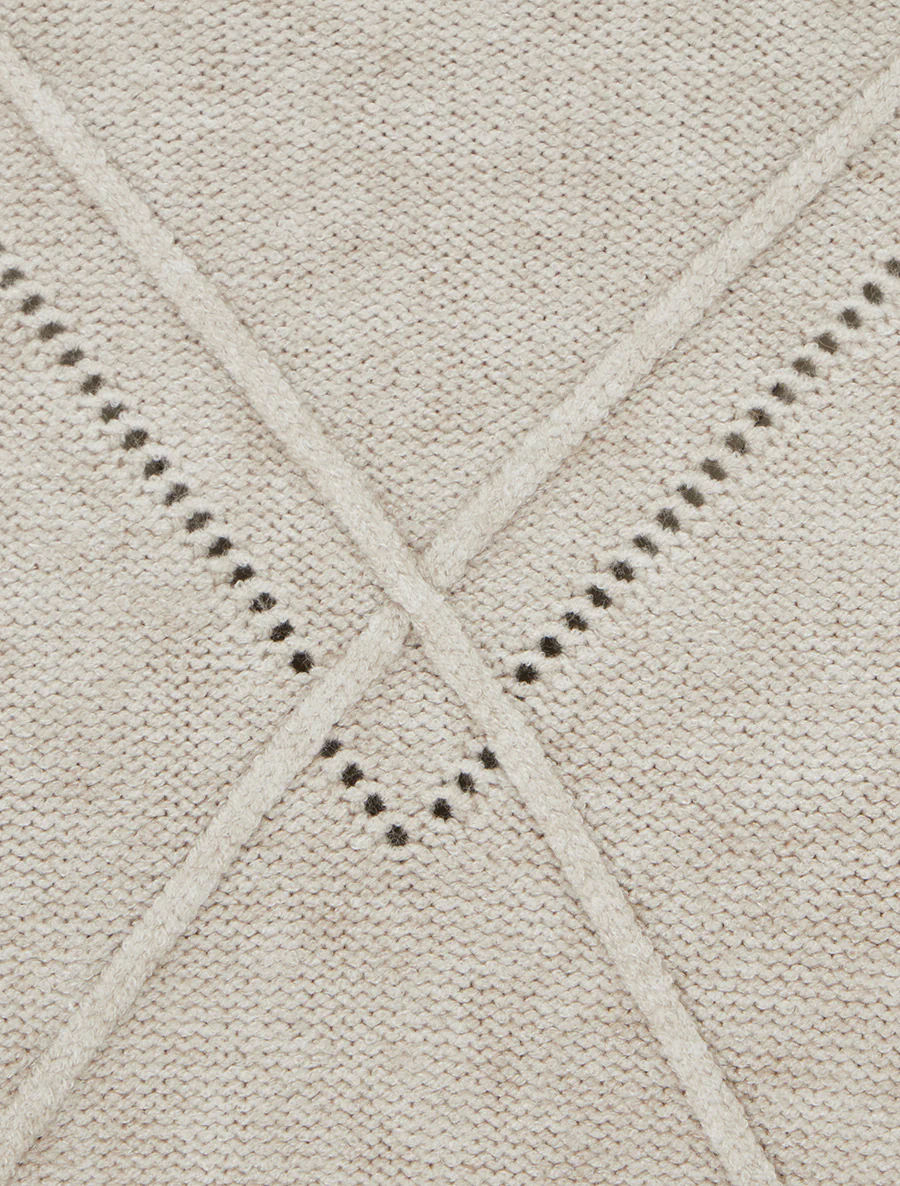 Effen trui met geometrisch textuurpatroon - Mol - Image 3