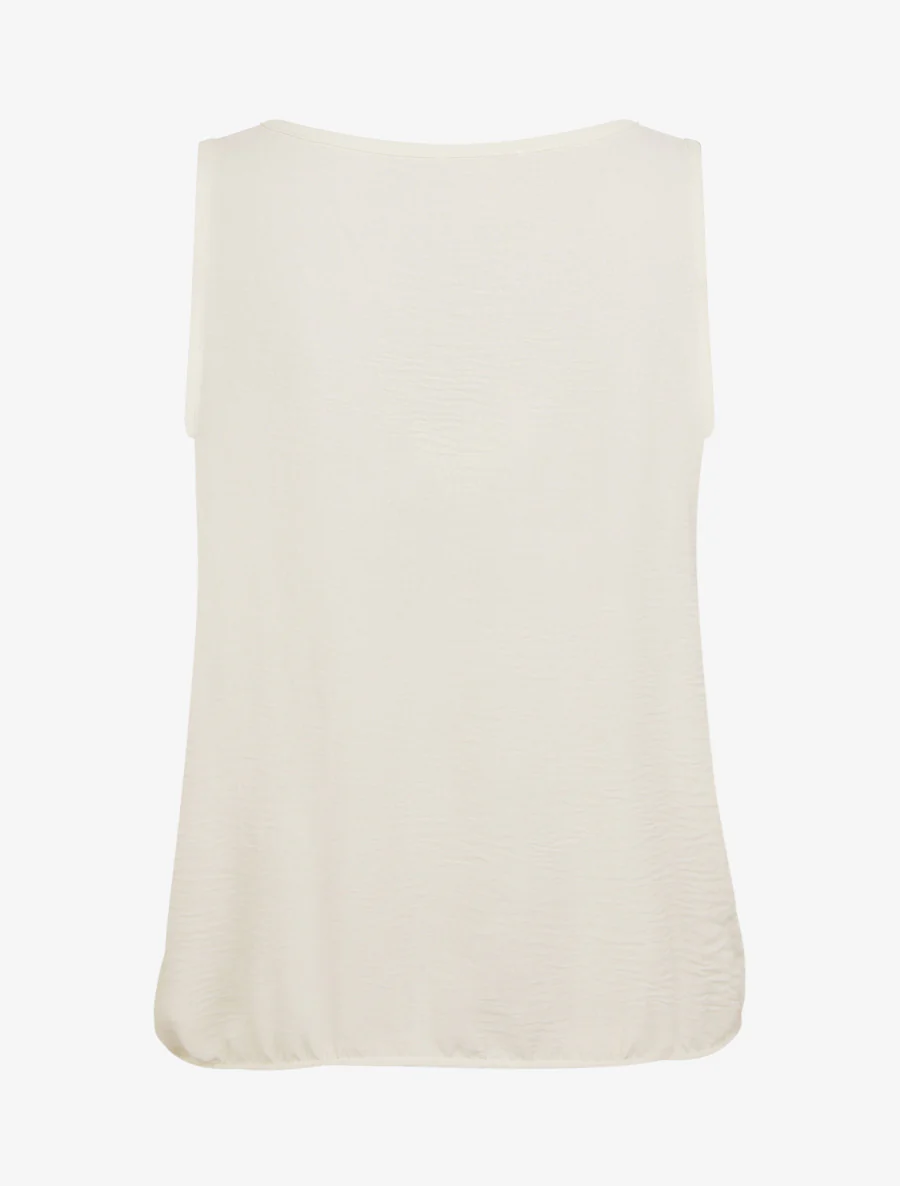 Elastische top met sierstuk. - Beige - Image 2