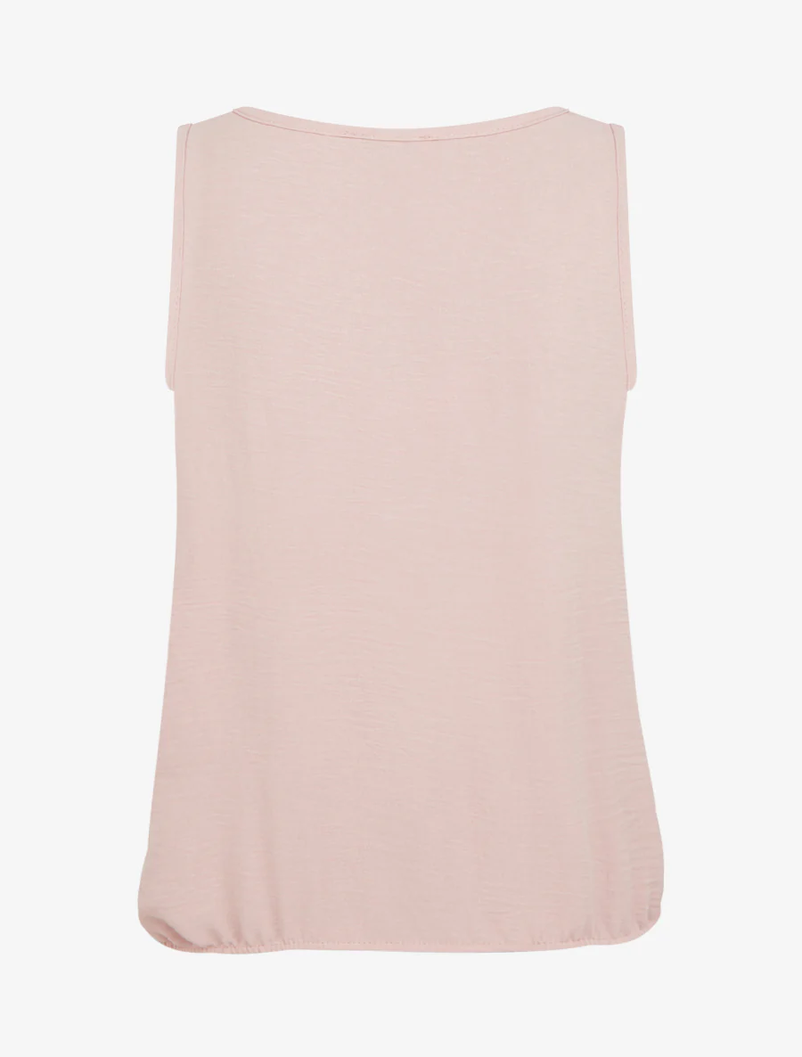 Elastische top met sierstuk. - Oudroze - Image 2