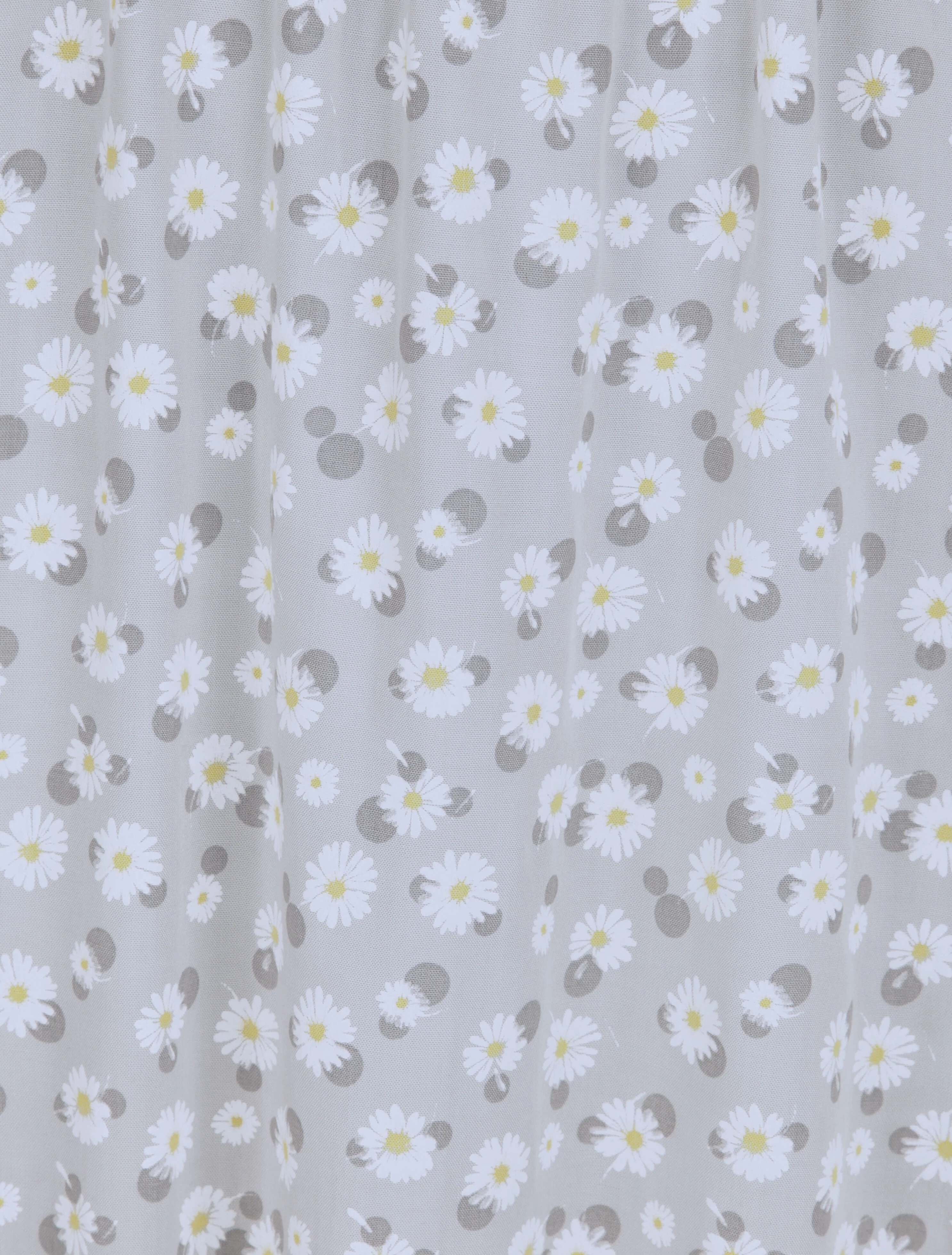 Empire lange jurk met margrieten print schouderbanden - Lichtgrijs - Image 3