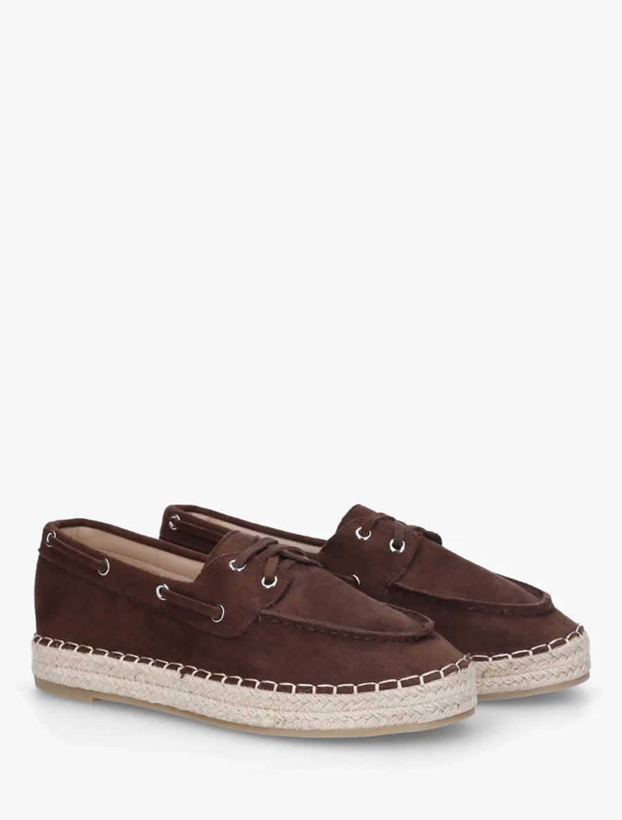 Espadrilles van suèdine - Bruin - Image 4