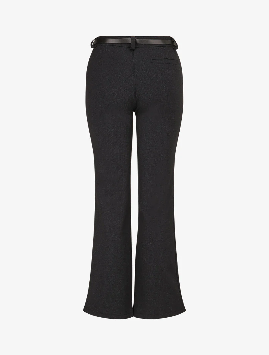 Flare broek met vlekkeneffect - Antraciet - Image 2