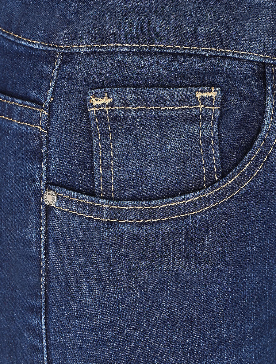 Flared jeans met hoge taille - Blauw - Image 3
