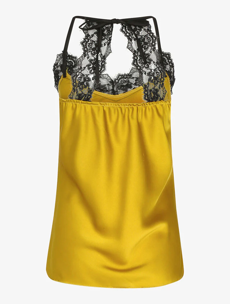 Racerback caraco - geel - Image 2