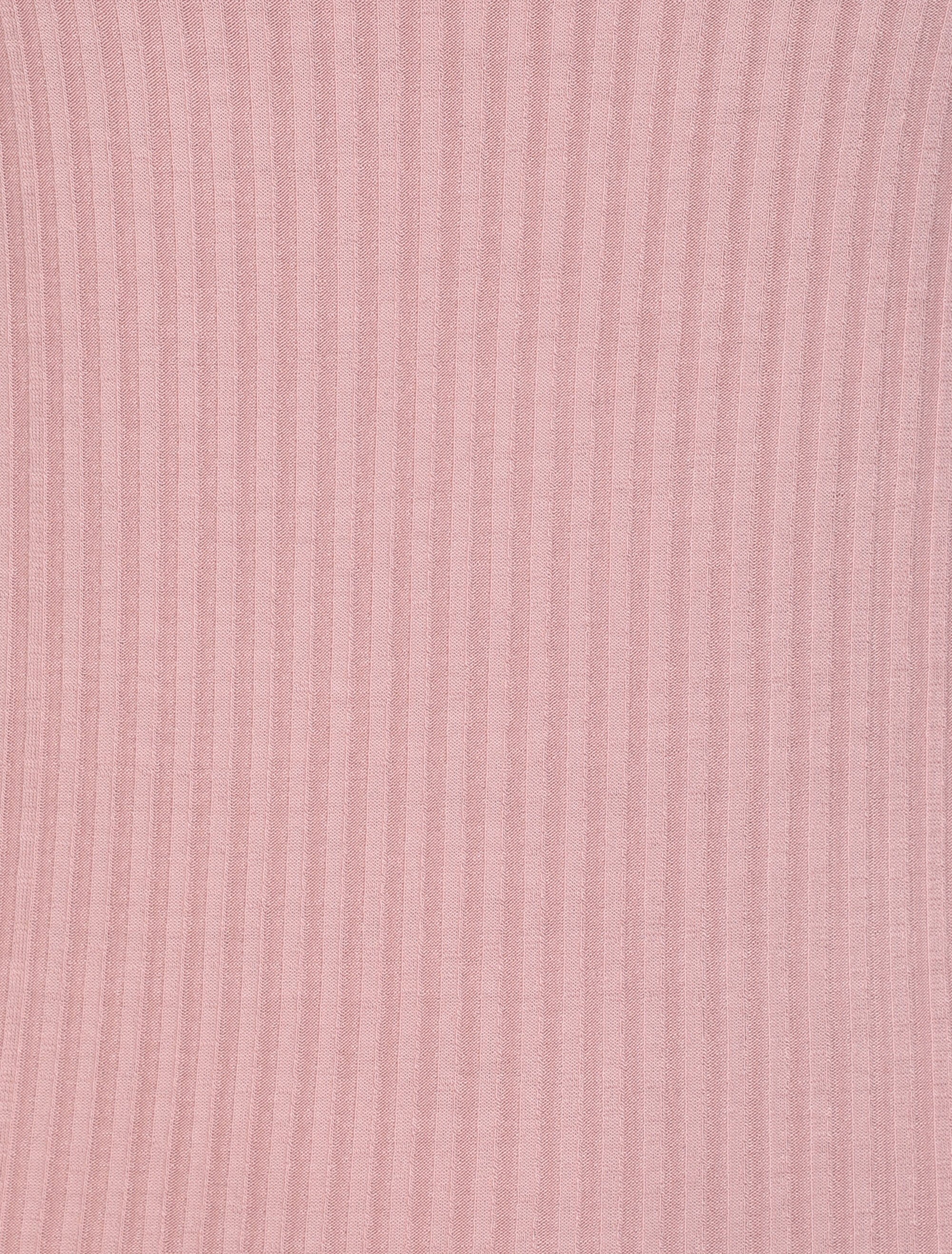 Gebreide coltrui met kanten kraag - Roze - Image 3