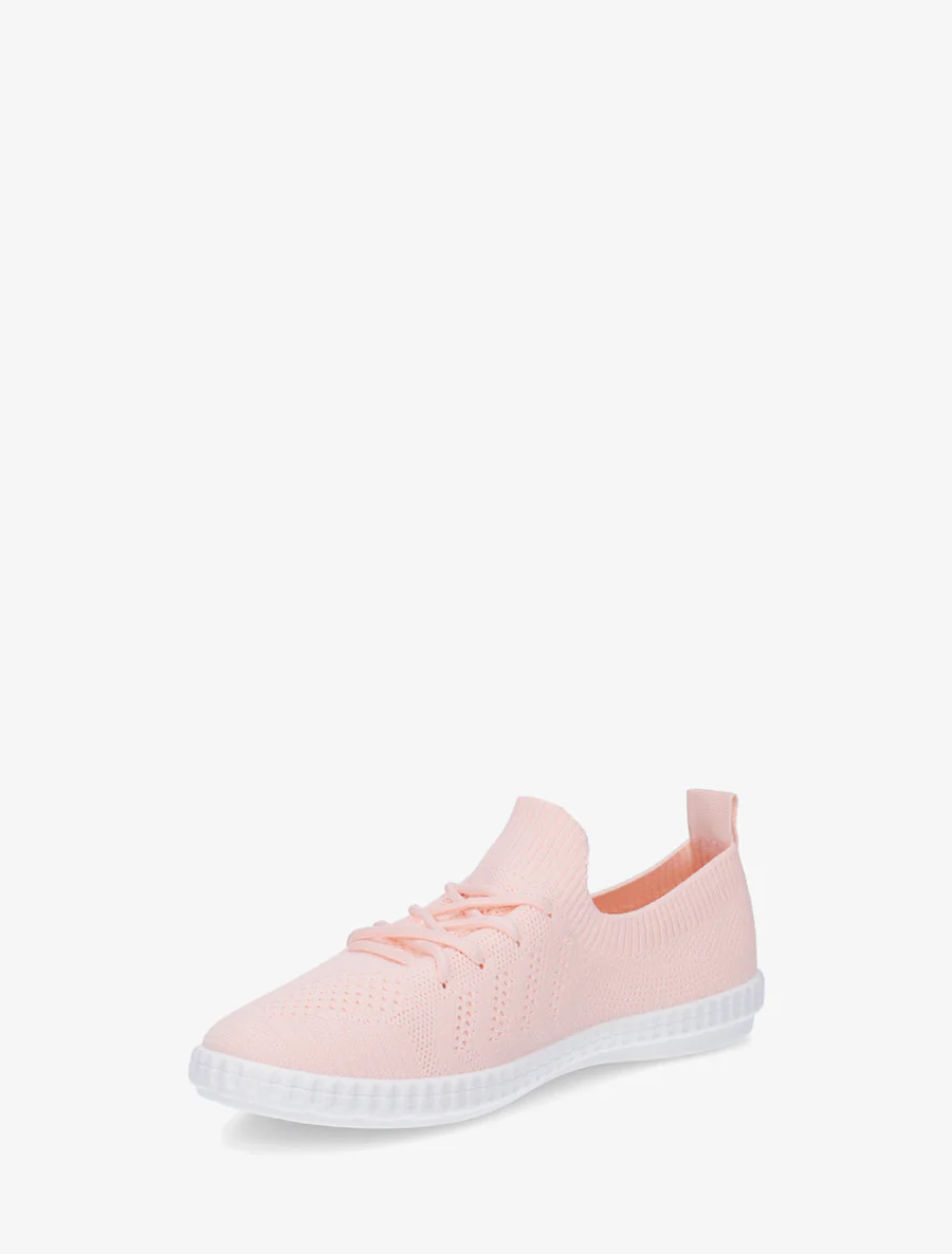 Gehaakte stoffen tennisschoenen - Roos - Image 3
