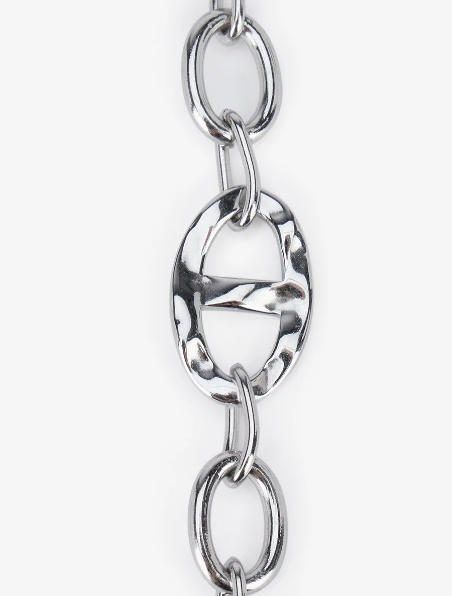Gehamerde ketting met ankerschakels - Geld - Image 3