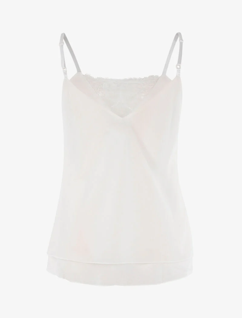 Gelaagd tanktop - wit - Image 2