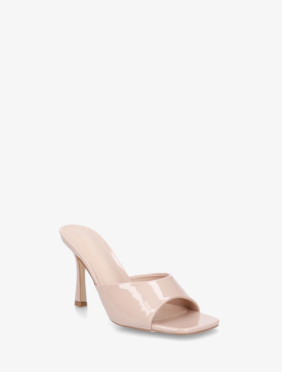 Gelakte naaldhakkenmuiltjes - Beige - Image 2