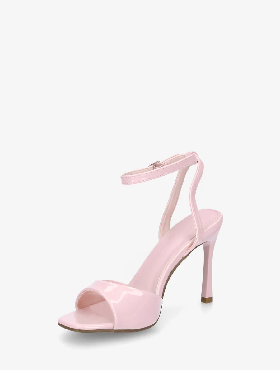 Gelakte naaldhaksandalen - Roos - Image 3