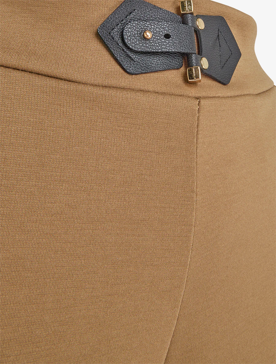 Gestileerde inzetbroek - Kameel - Image 3