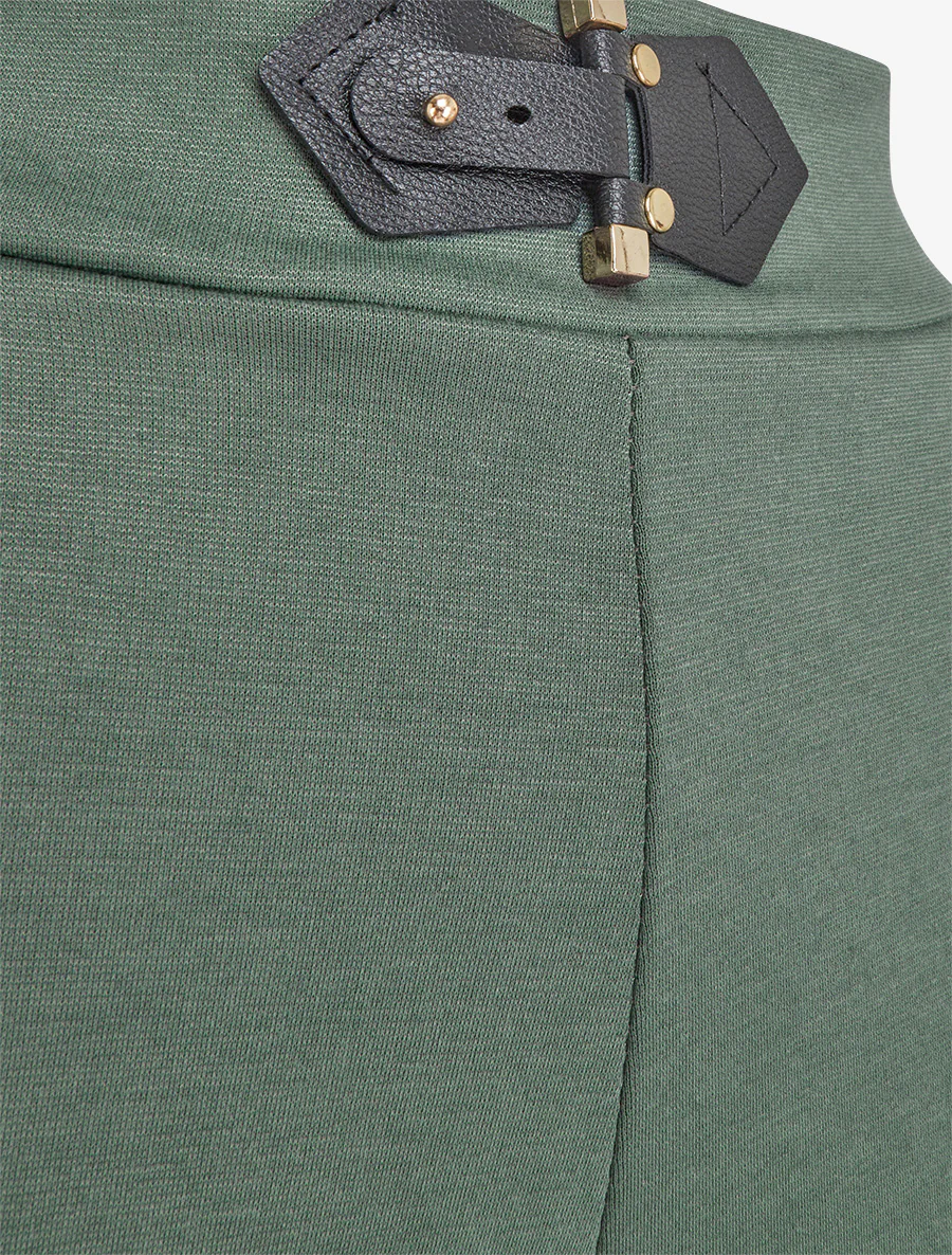 Gestileerde inzetbroek - Kaki - Image 3