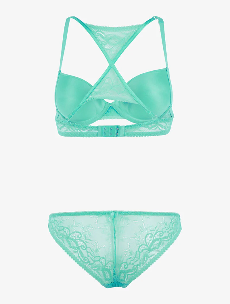 Gestileerde racerback set - mintgroen - lichtgroen - Image 2