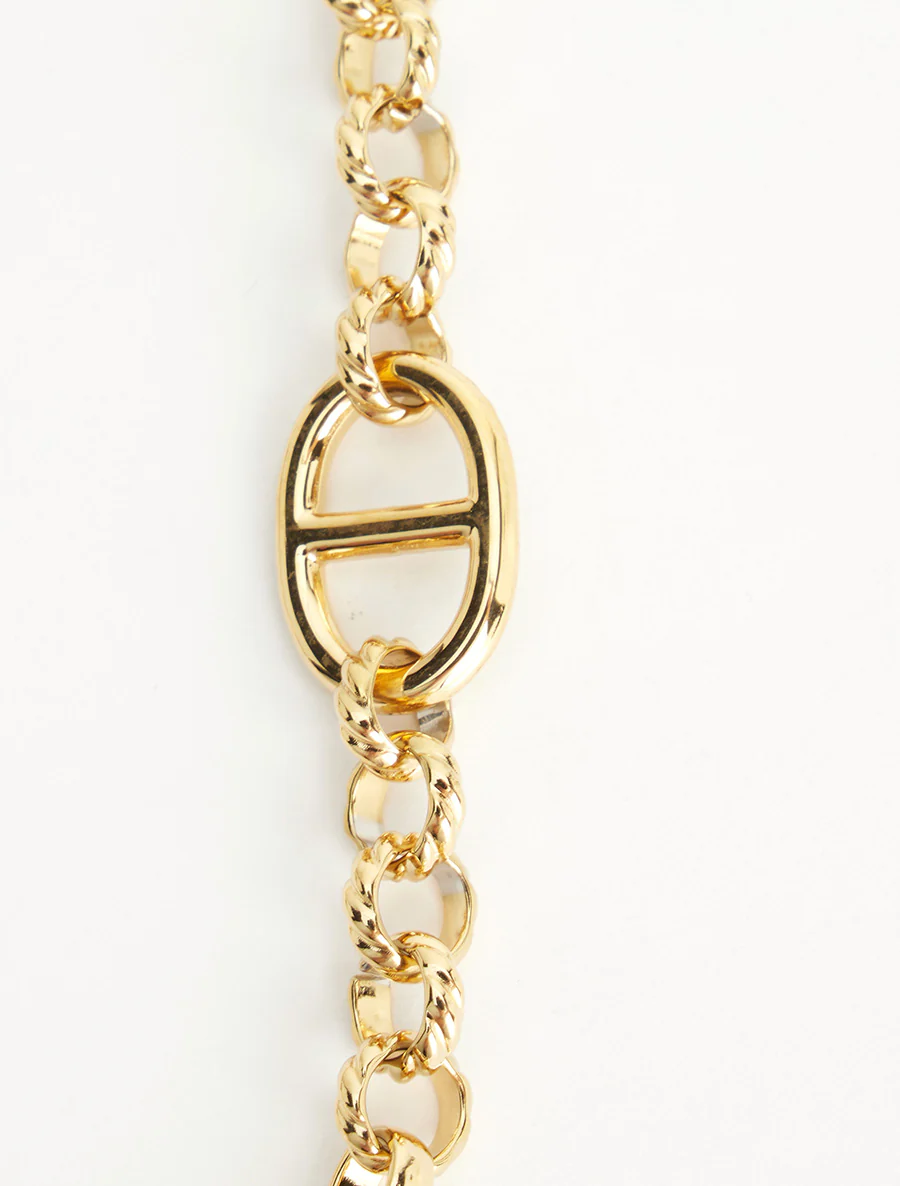 Gestileerde schakelketting - Goud - Image 3