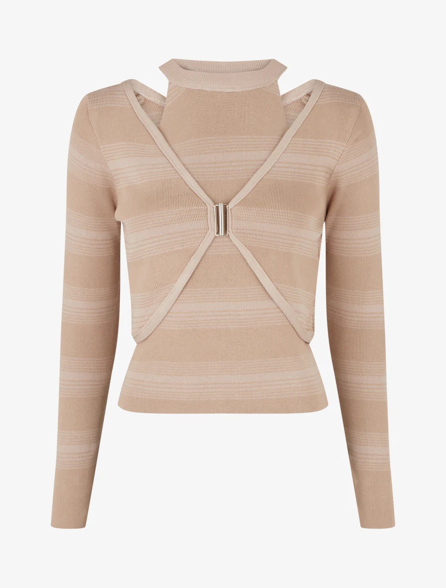 Gestreepte bolero-en-topset - Mol