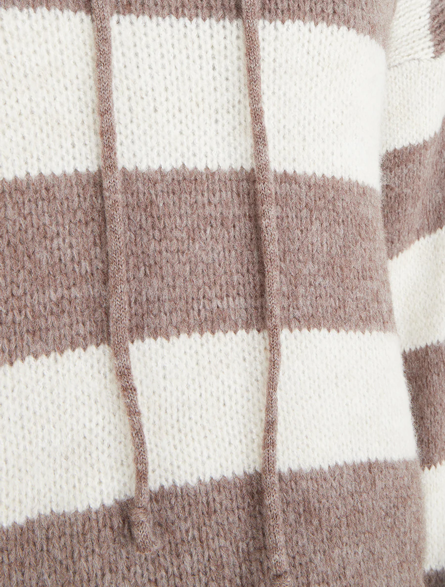 Gestreepte hoodie - Mol - Image 3