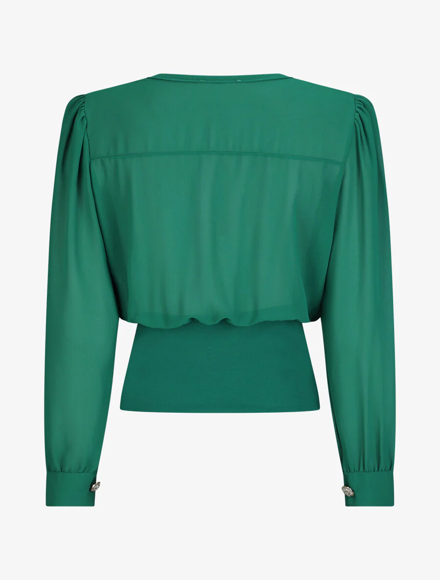 Gestyled knoopvrije coltrui - Groen - Image 2