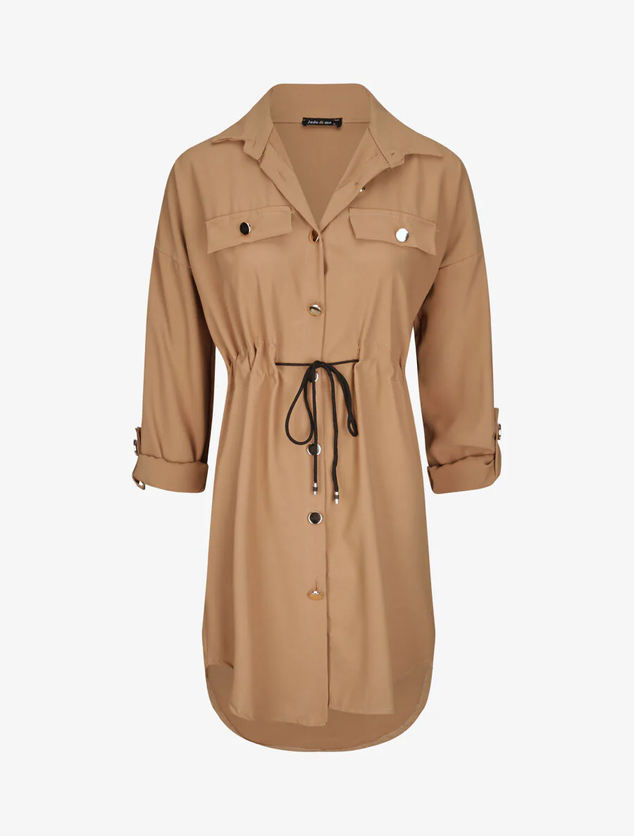 Gestylede knoopjesbloes - Camel