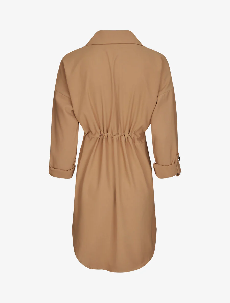 Gestylede knoopjesbloes - Camel - Image 2