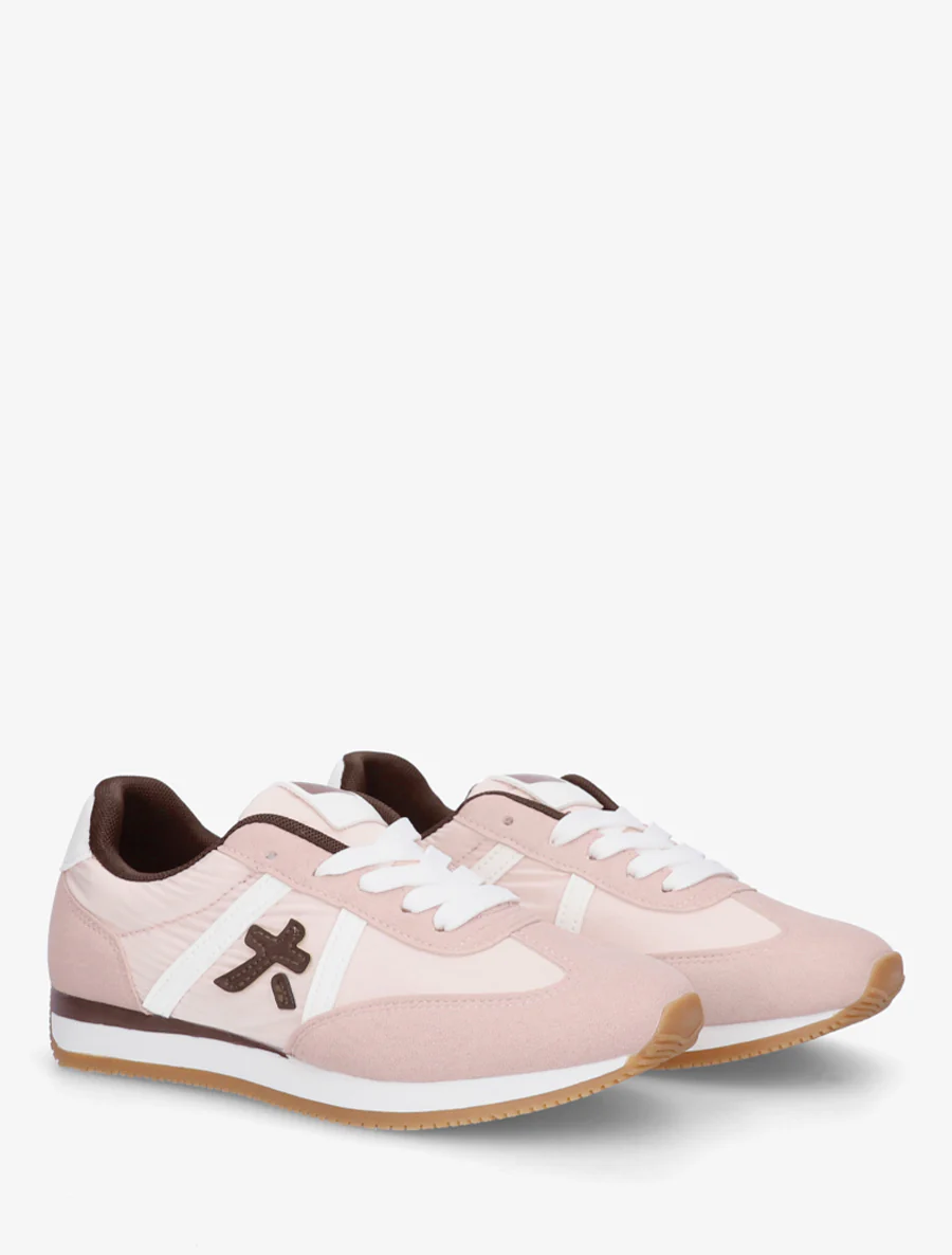 Grafische inzetstukken sneakers - Roos - Image 4