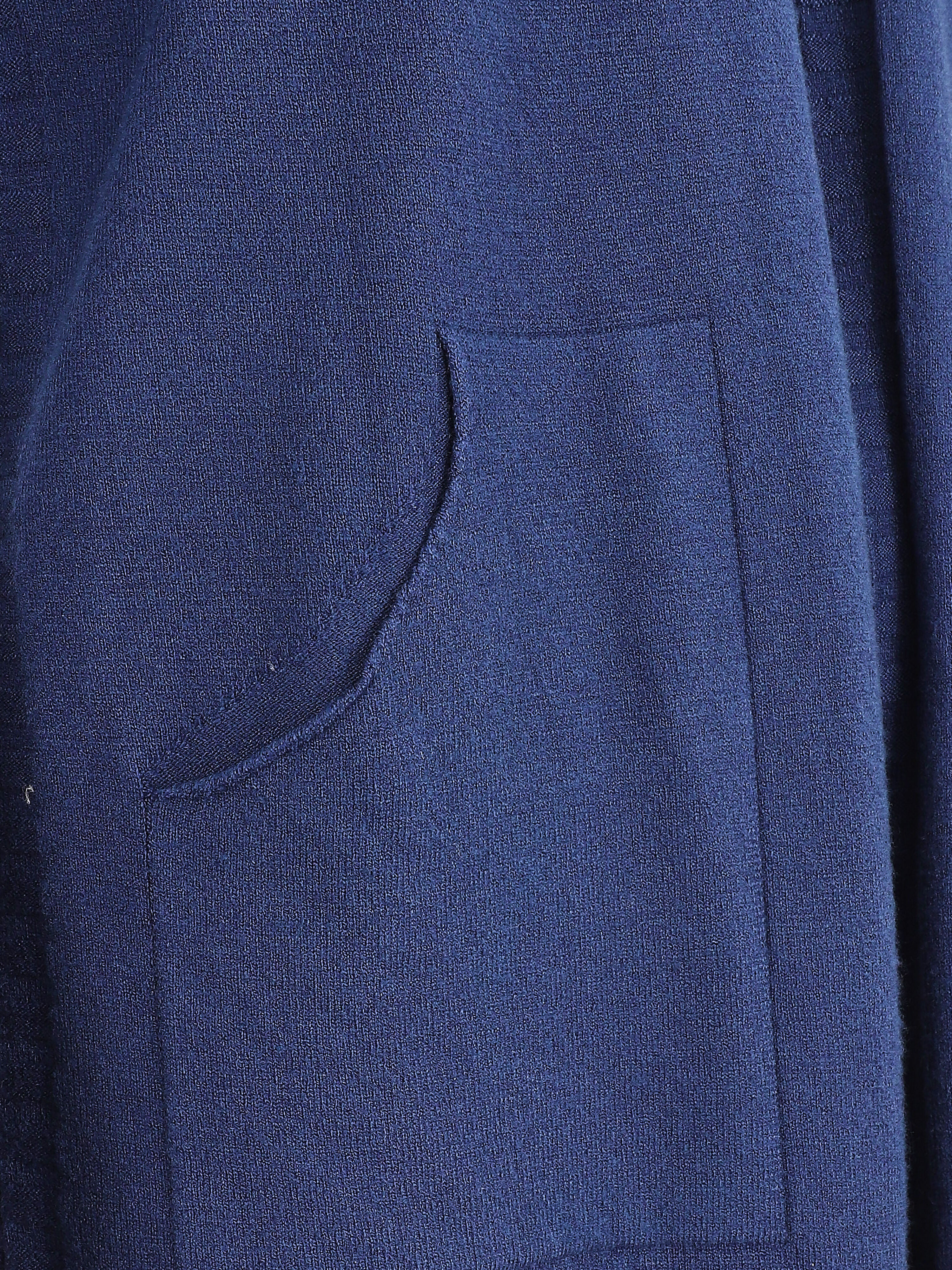 Halflang vest met lange mouwen - blauw - Image 3