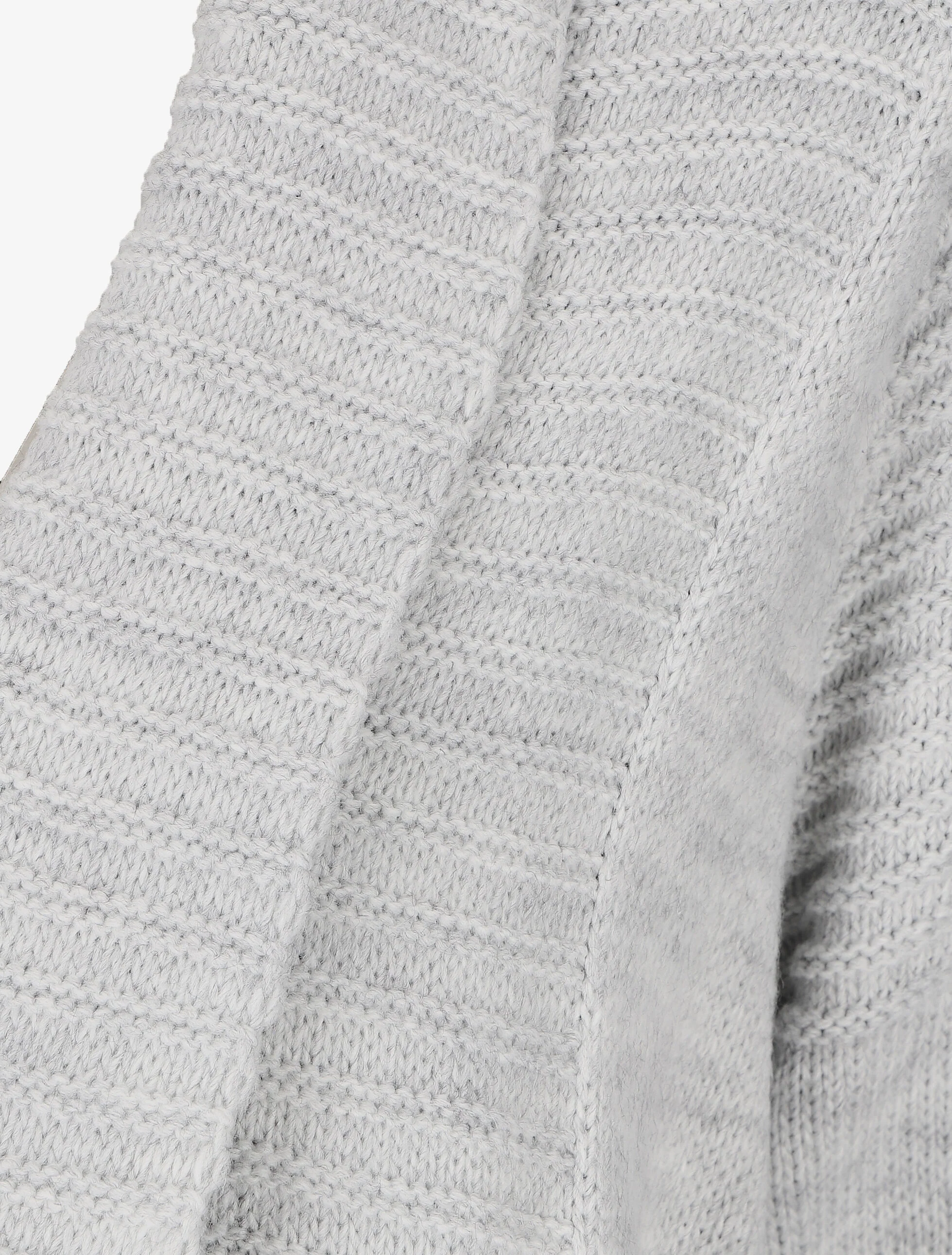 Halflange colshawlvest - Lichtgrijs - Image 3