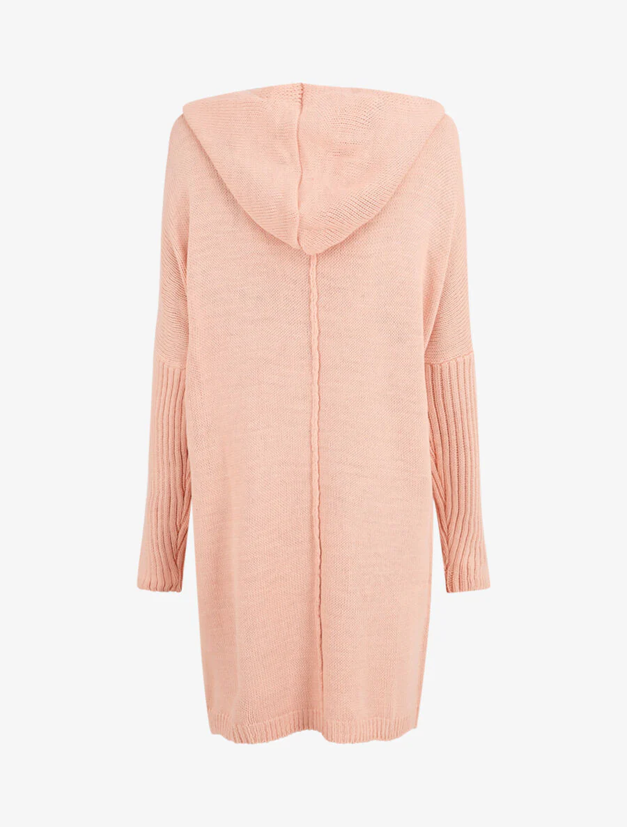 Halflange hoodie - Roze - Image 2