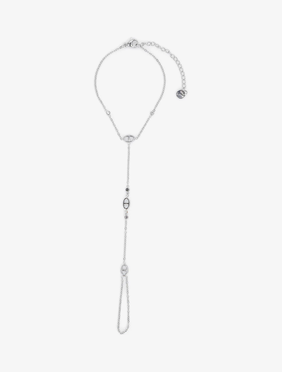 Handketting met ankerkettingschakels - Geld - Image 2