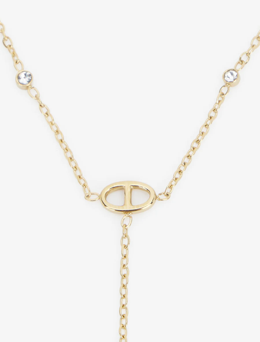 Handketting met ankerkettingschakels - Goud - Image 3