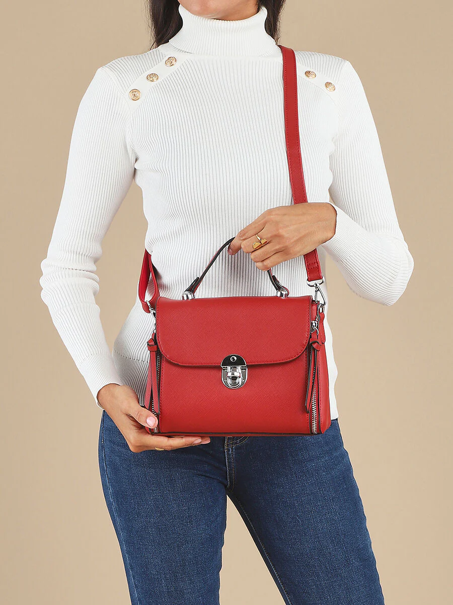 Handtas Barbara - Rood - Image 7