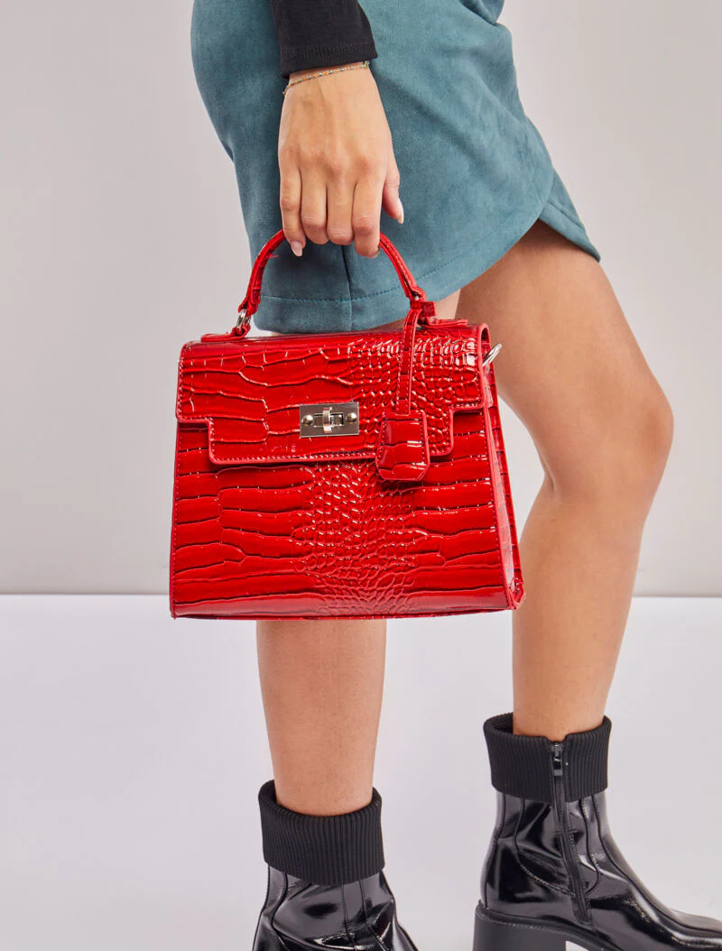 Handtas Madeleine - Rood - Image 5