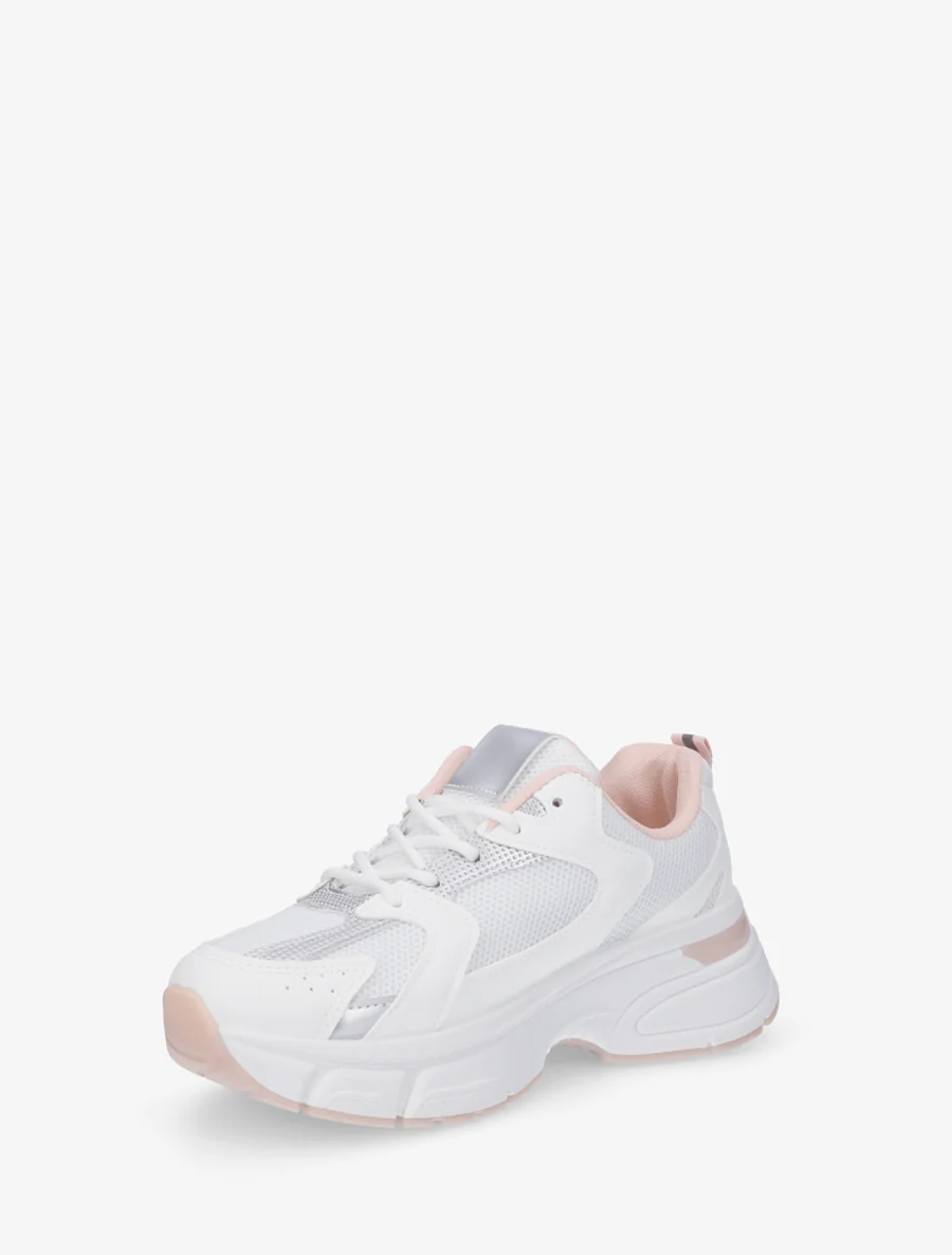 Hardloopschoenen van canvas stijl - Wit - Image 3
