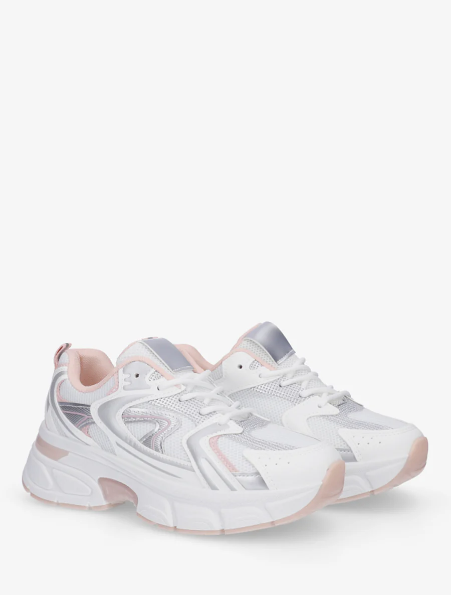 Hardloopschoenen van canvas stijl - Wit - Image 4