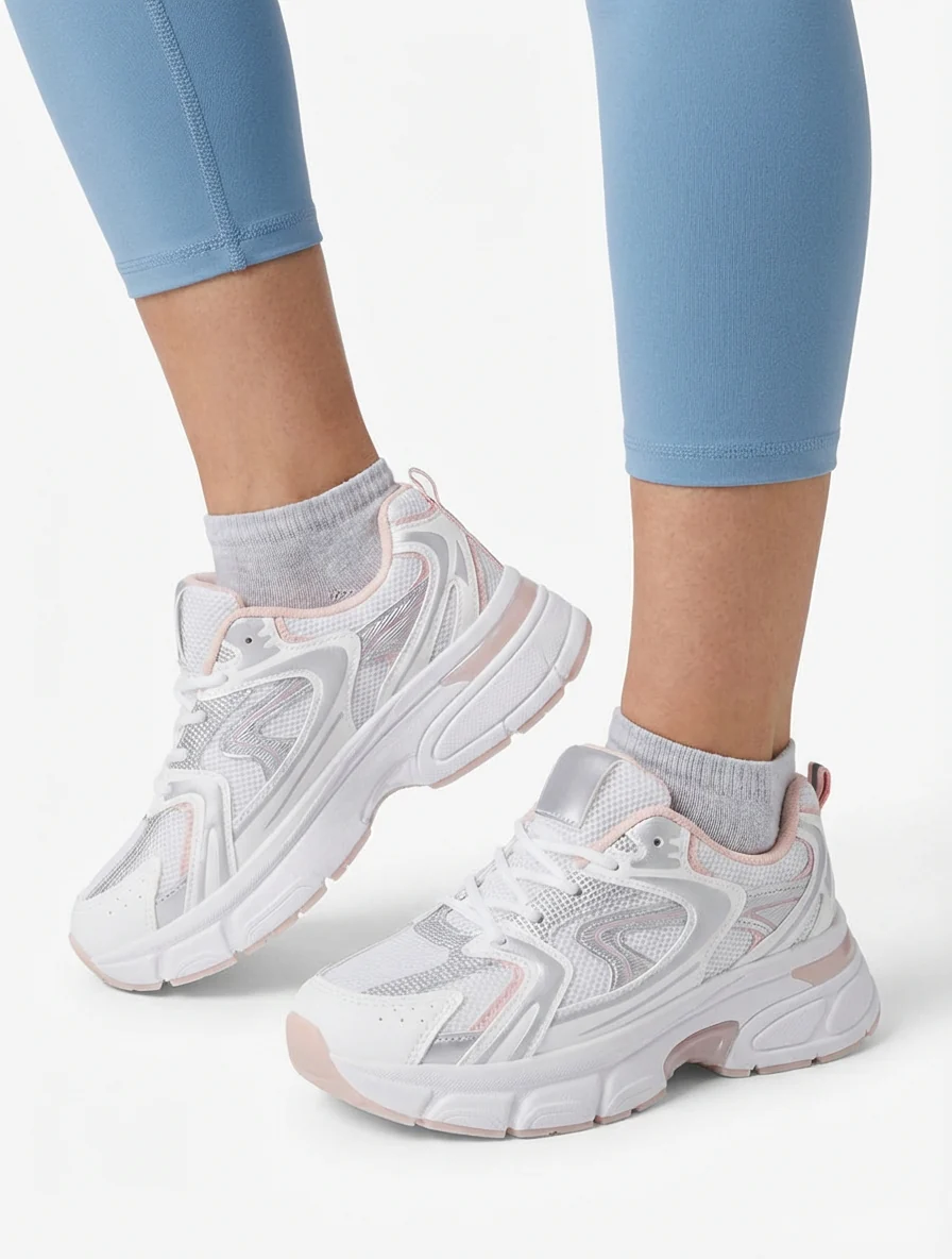 Hardloopschoenen van canvas stijl - Wit - Image 5