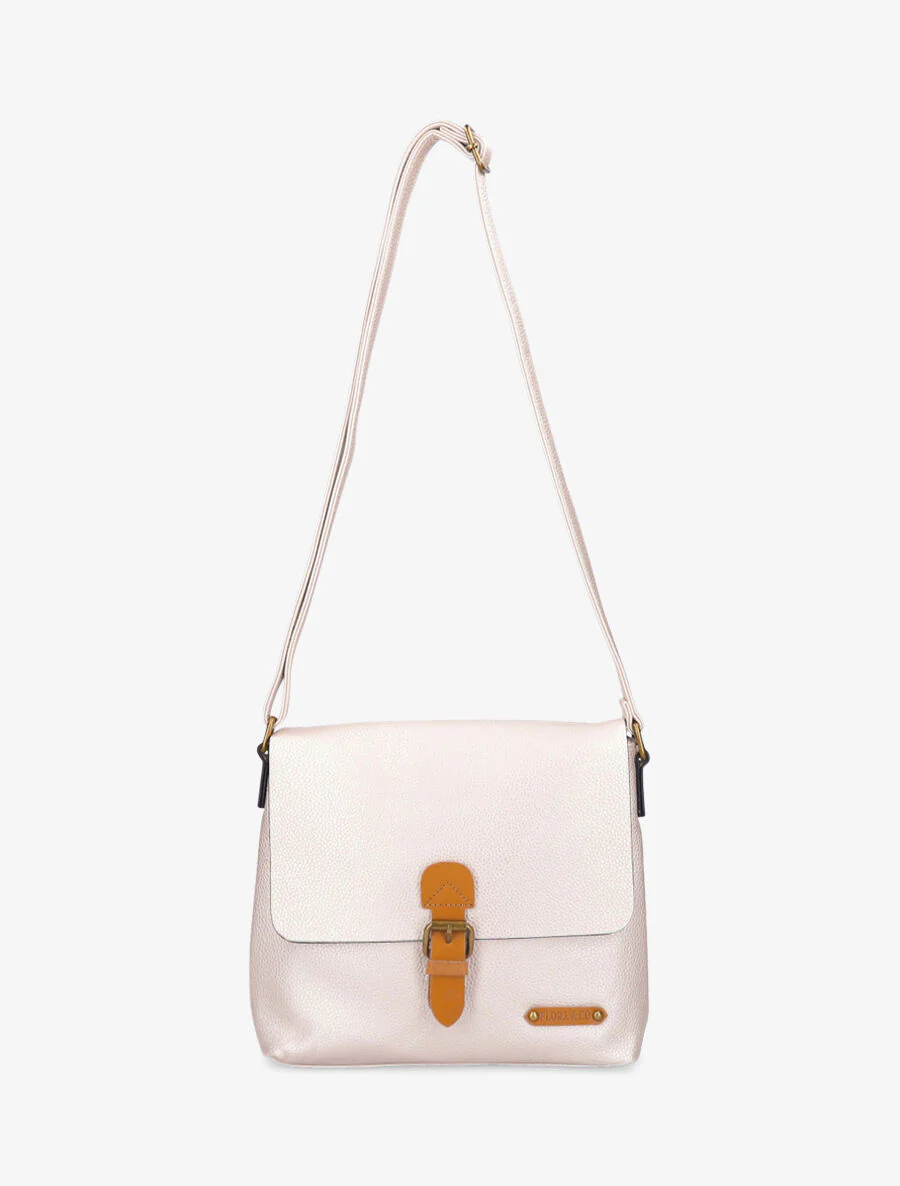 Ilyanna schoudertas - Beige metallic - Image 3