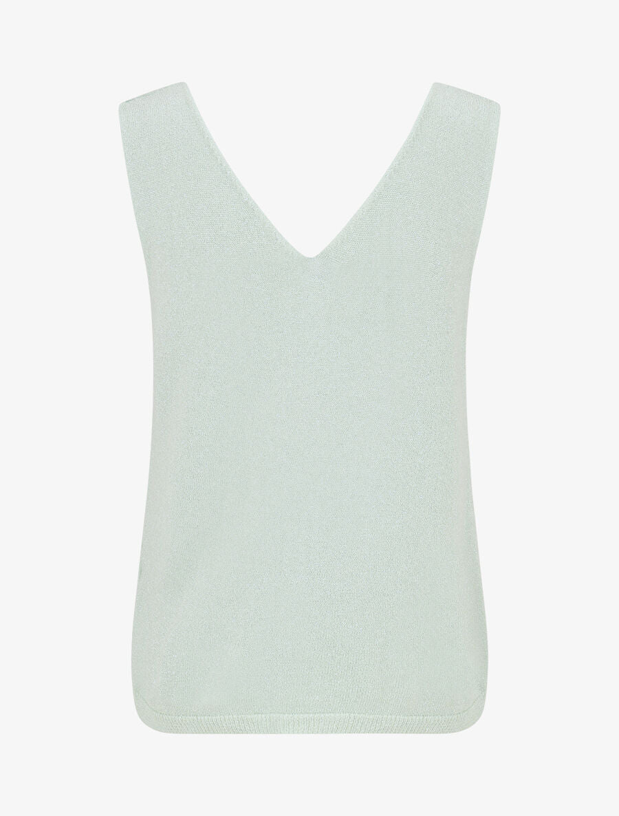 Iriserende mesh tanktop - Watergroen - Image 2